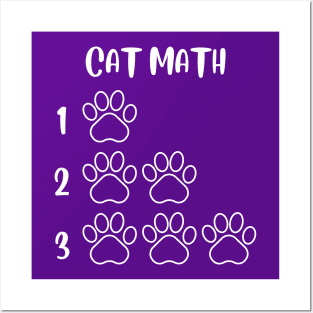 Cat Math Posters and Art